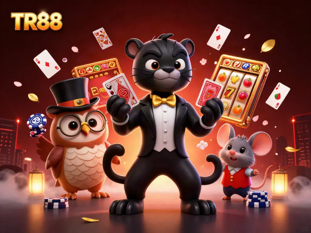 Engage with TR88 in thrilling slots featuring captivating jackpot reels and lucky symbols.