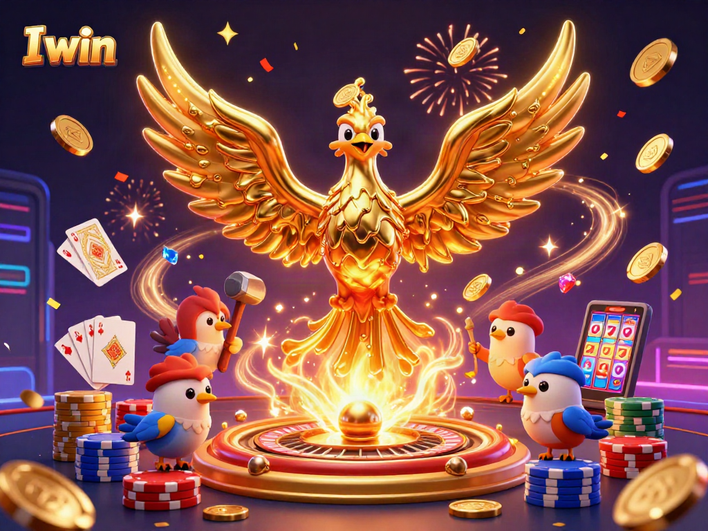 I win by winning jackpots with golden tickets and colorful casino elements.