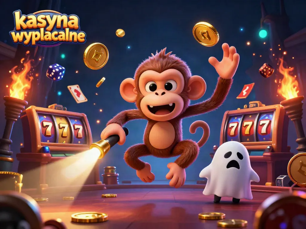 Experience thrilling jackpots at kasyna wyplacalne with a mischievous monkey juggling golden objects.