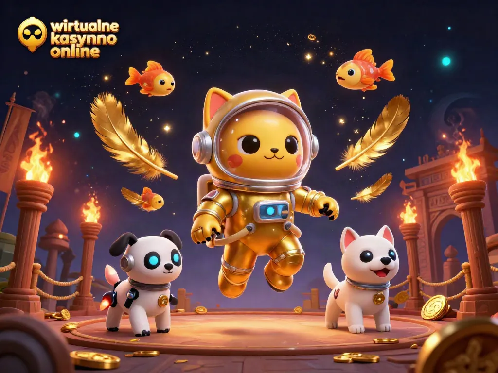 Experience thrilling gameplay at wirtualne kasyno online with astronauts, alien creatures, and dynamic casino elements.
