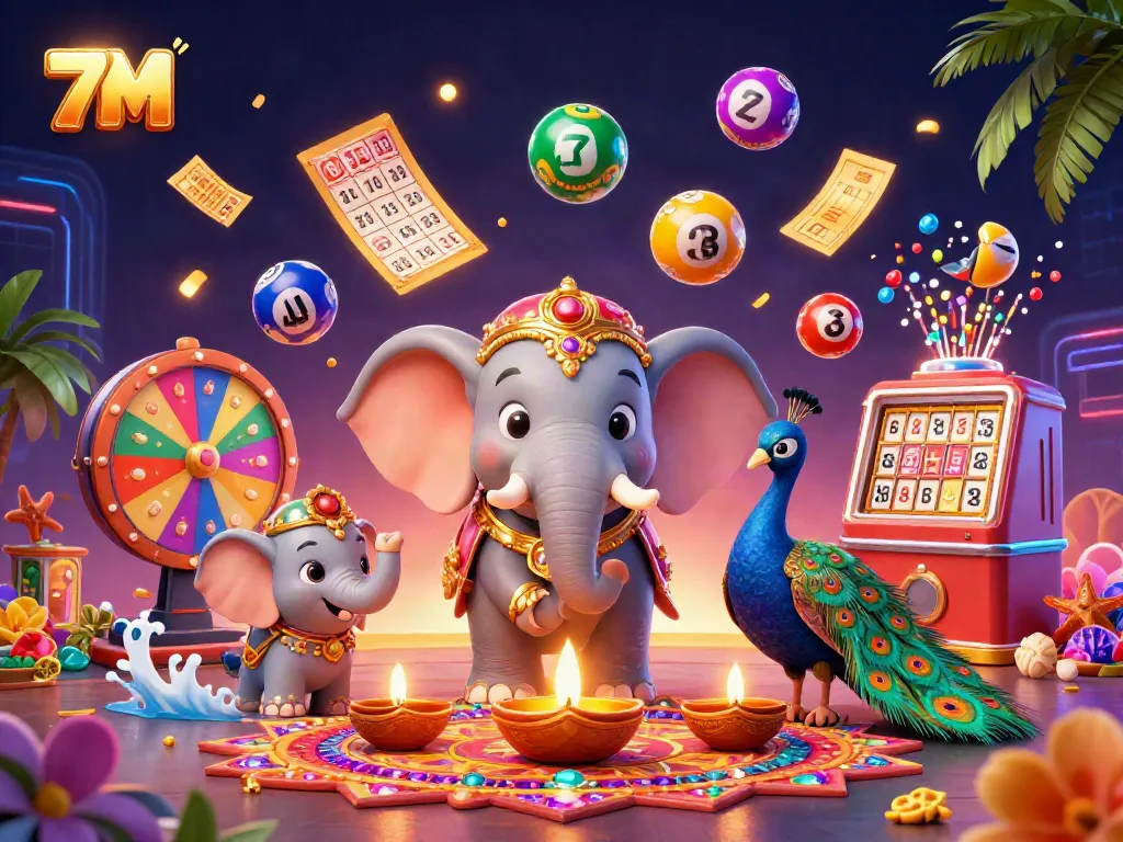 7M brings the thrill of gambling with colorful elements, dynamic games, and festive characters.