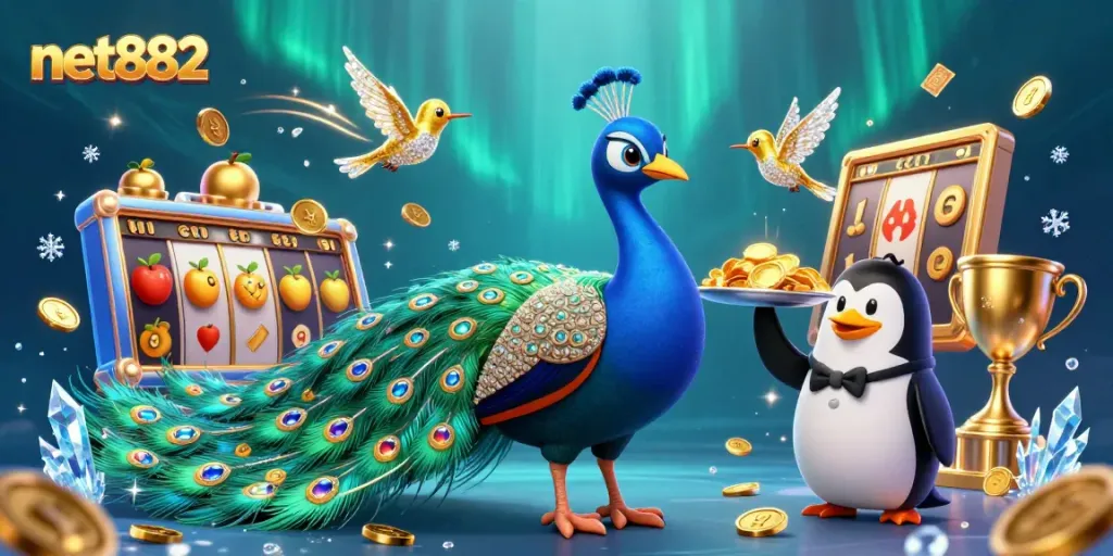Experience thrilling wins at net882 with dynamic slot adventures featuring vibrant characters and golden rewards.