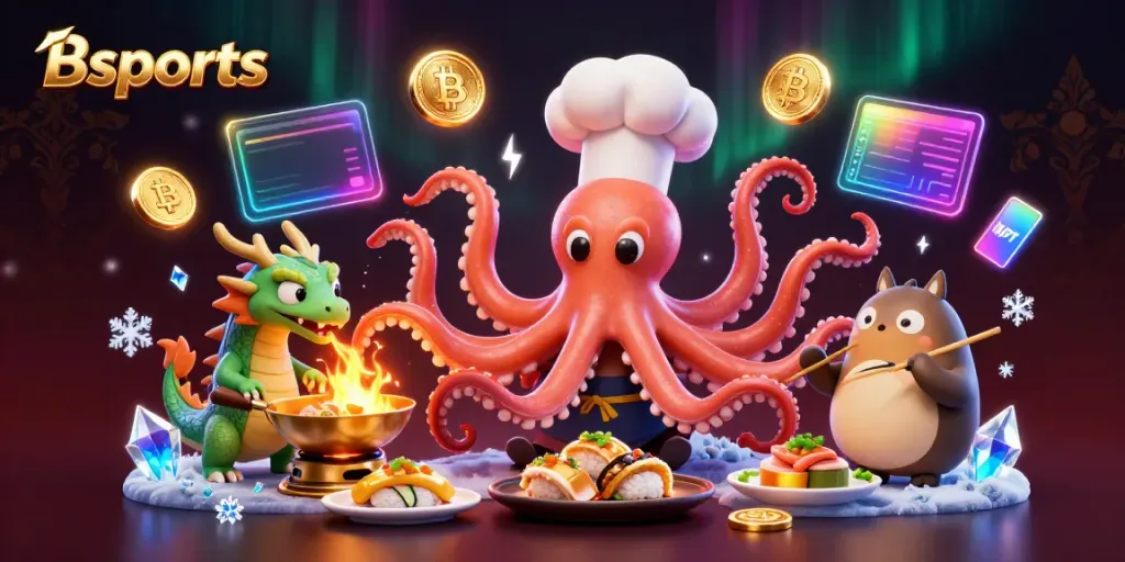 Experience thrilling moments with Bsports through this vibrant illustration depicting fantasy characters in a dynamic casino setting.