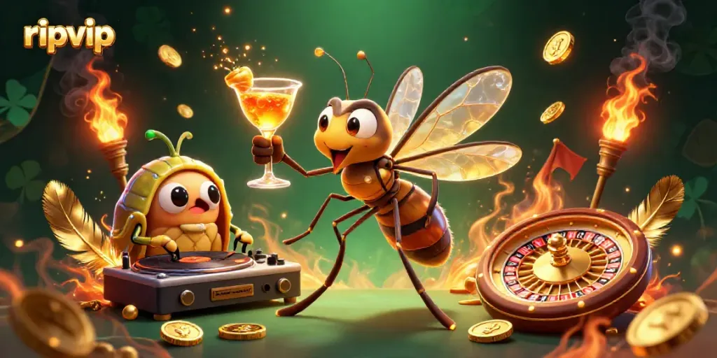 Experience the thrill of ripvip in a vibrant casino scene with unique characters and dynamic activities.
