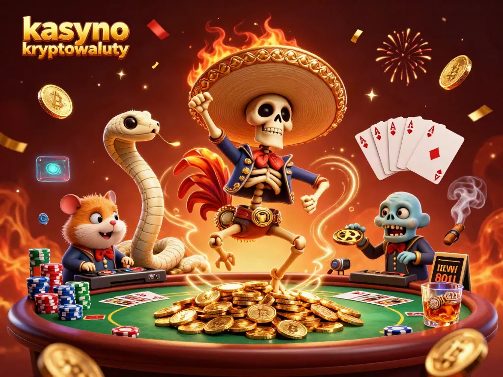Celebrate victories in kasyno kryptowaluty with vibrant characters and dynamic game elements.