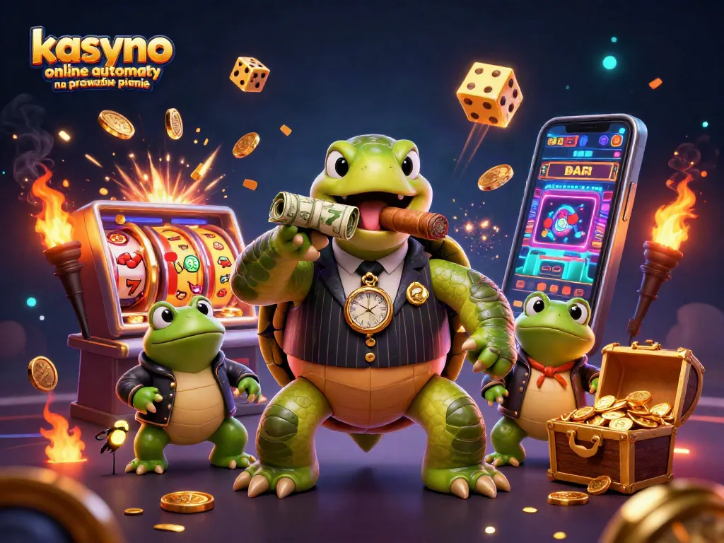 Experience thrilling kasyno online automaty na prawdziwe pieniądze with a fun 3D casino scene.