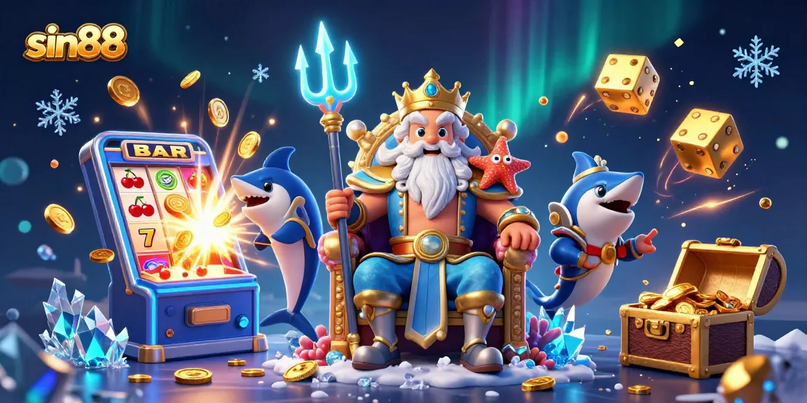 Experience sin88's vibrant casino gaming with Neptune and energetic gaming elements.