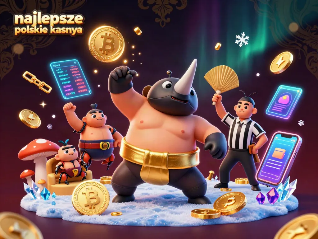 Experience top gameplay at najlepsze polskie kasyna with vibrant 3D characters celebrating wins.