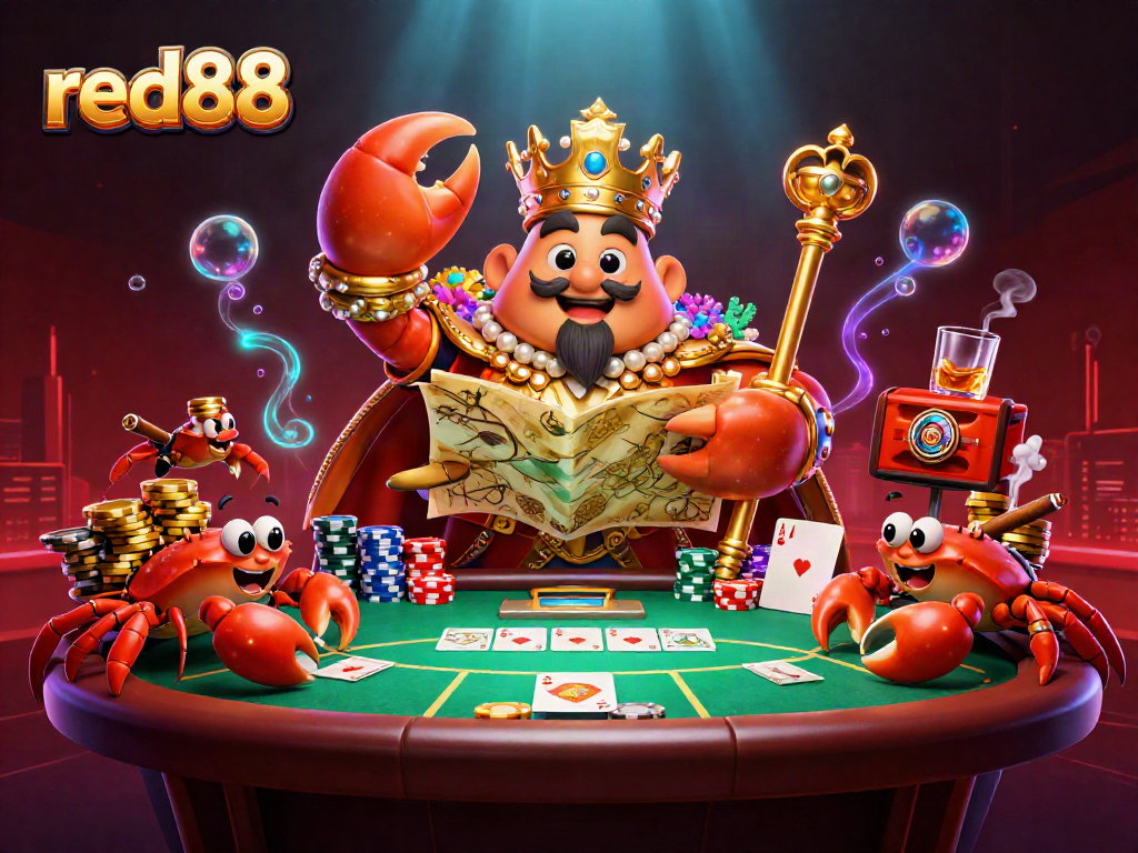 Experience exciting gaming adventures with red88’s fun characters in a vibrant casino atmosphere.